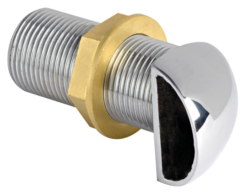 Chromed brass scupper 2" - foto originale Osculati Srl