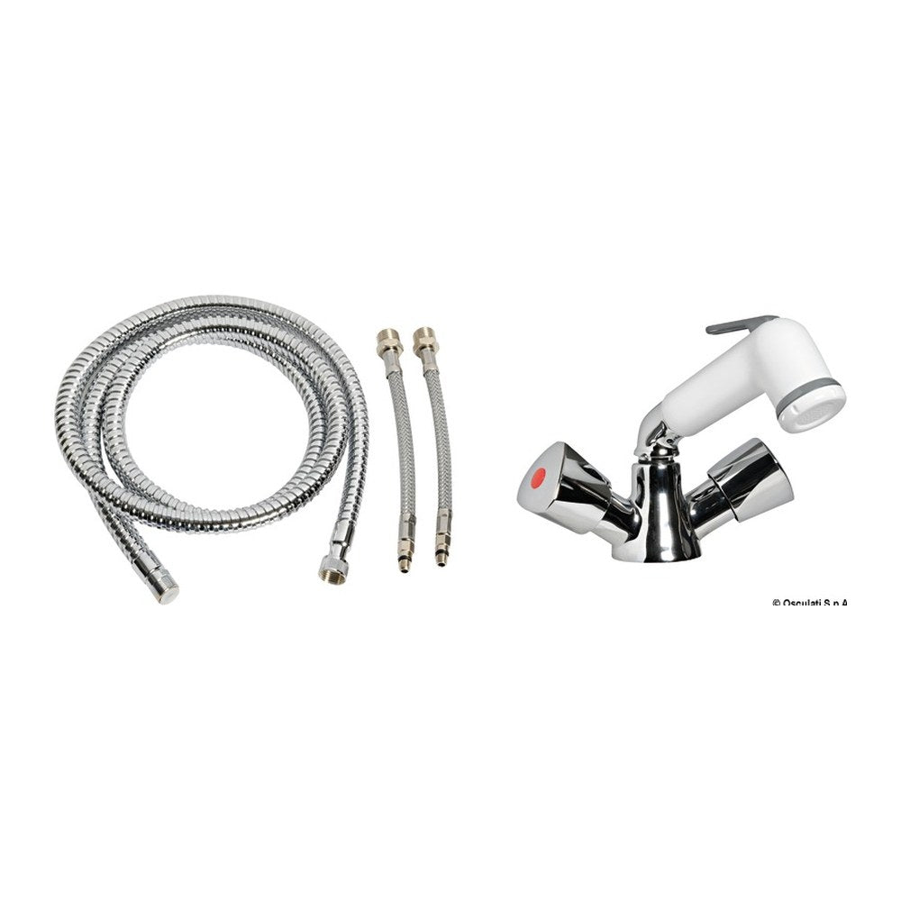 Mixer tap w/swivelling shower - foto originale Osculati Srl