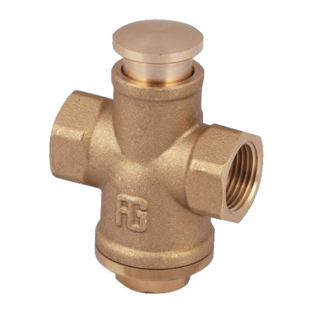 Brass push-button tap 3/8" - foto originale Osculati Srl