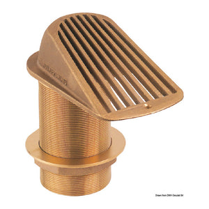 GUIDI Series 2000 bronze thru-hull strainer 3/4" - foto originale Osculati Srl
