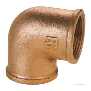 GUIDI bronze F-F 90° elbow 2" - foto originale Osculati Srl