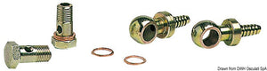 Kit 2 swivelling brass joints 8 mm - foto originale Osculati Srl