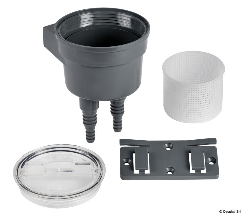 Filtro acqua motore Aquanet con cestello in plastica - foto originale Osculati Srl