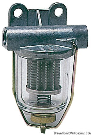 Fuel filter w. glass tray 50/250 l/h - foto originale Osculati Srl