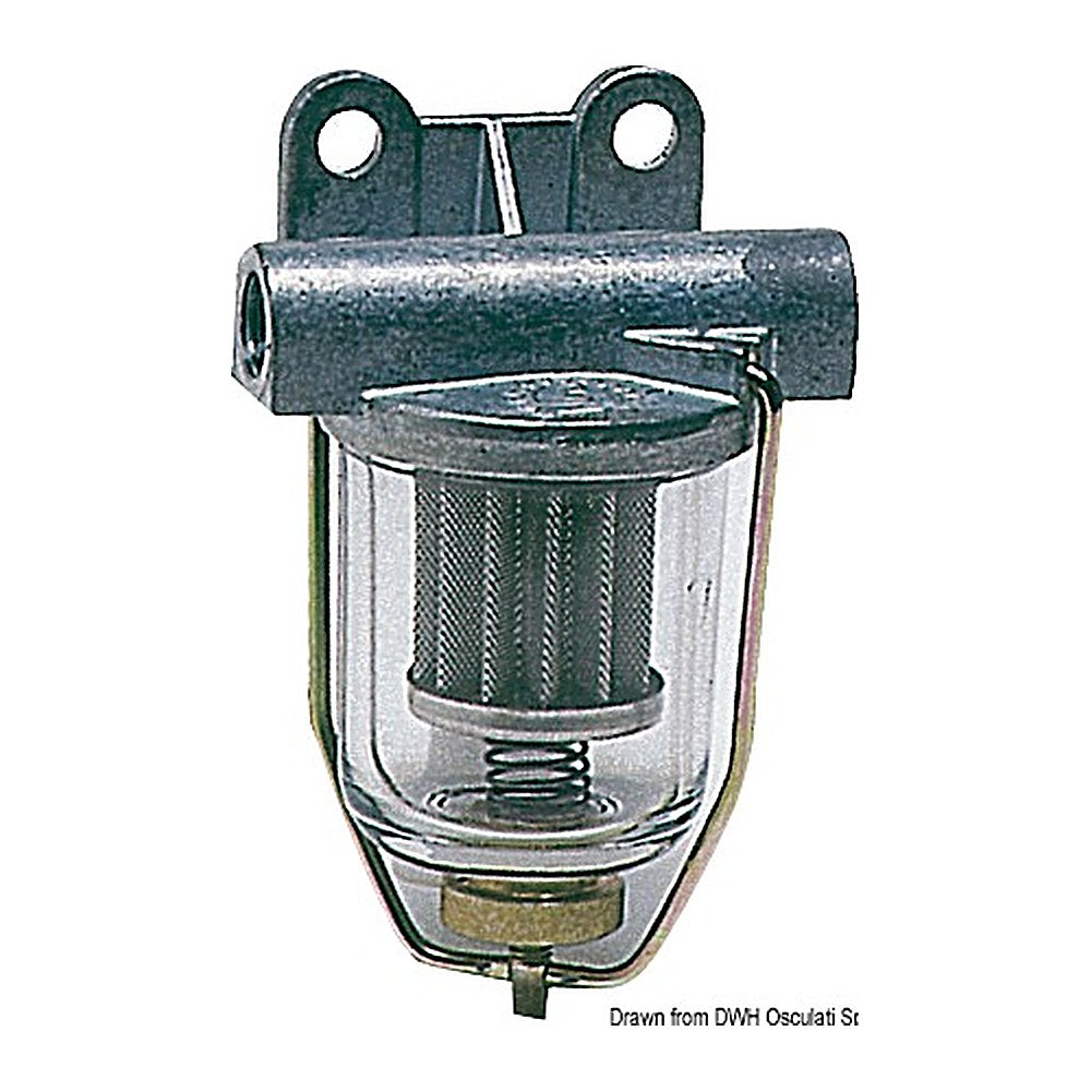 Fuel filter w. glass tray 20/150 l/h - foto originale Osculati Srl
