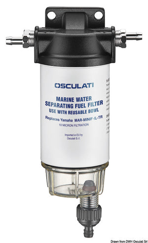 Petrol filter + water/fuel separator 200-406 l/h - foto originale Osculati Srl