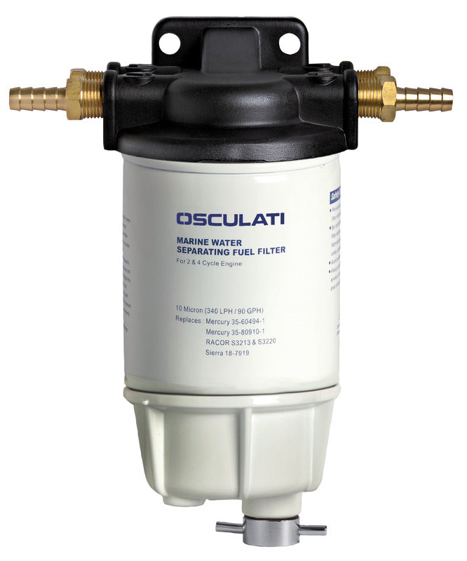 Universal water/fuel separating filter - foto originale Osculati Srl
