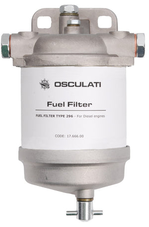 Diesel filter CAV 296 w/water drain - foto originale Osculati Srl