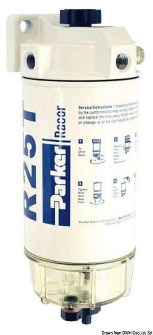 Incofin RACOR water/fuel separator 170 l/h - foto originale Osculati Srl