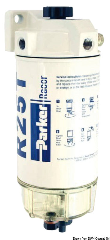 Incofin RACOR water/fuel separator 170 l/h - foto originale Osculati Srl