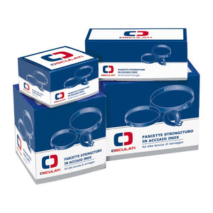 Hose clamp AISI 316 12 x 80-100 mm (pack of 10) - foto originale Osculati Srl