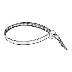 Reusable clamp white nylon 3.5 cm (pack of 100) - foto originale Osculati Srl