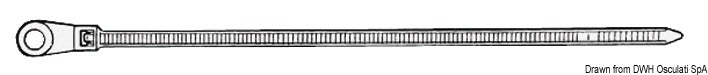 Nylon strap 7.8 mm x 300 mm (pack of 100) - foto originale Osculati Srl