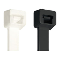 Nylon-Kabelbinder, schwarz 12,5 x 225 mm