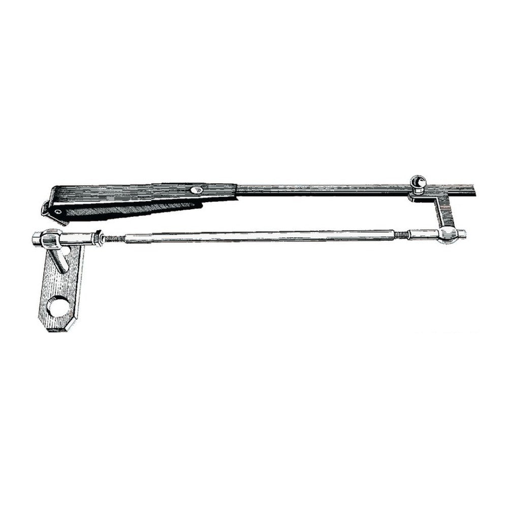SS parallelogram arm f. windshield wiper 432/560mm - foto originale Osculati Srl