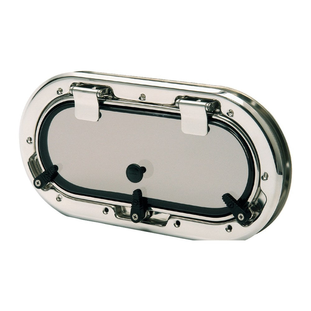 BOMAR Flagship oval portlight AISI316 400 x 200 mm - foto originale Osculati Srl