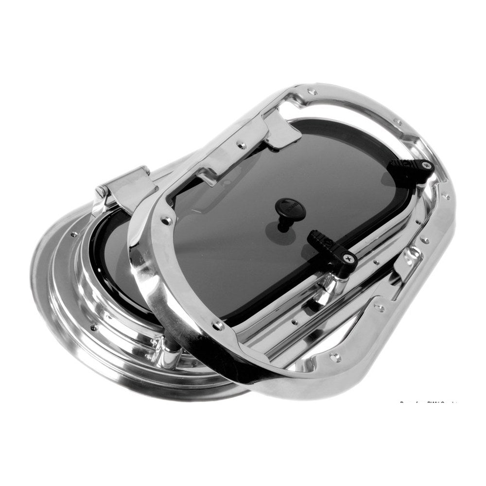 BOMAR Flagship oval portlight AISI316 438 x 210 mm - foto originale Osculati Srl