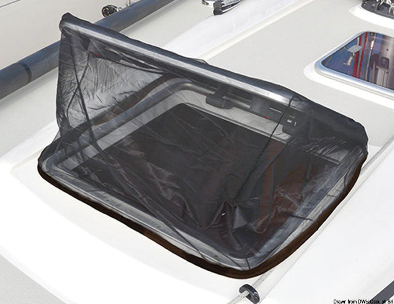 Waterline Design Flyscreen mesh for outdoor hatches 720 x 720 mm - foto originale Osculati Srl