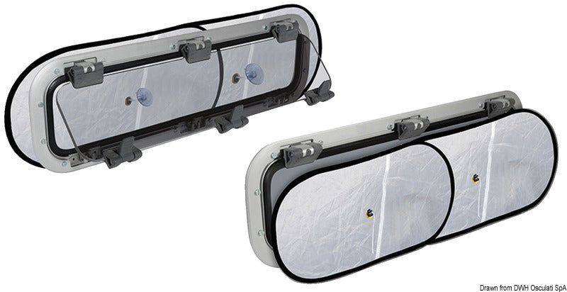 Waterline Design Blind w/ flyscreen 230x490mm single 230x700double - foto originale Osculati Srl