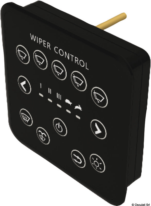 Control panel for 2 ABS windshield wipers - foto originale Osculati Srl