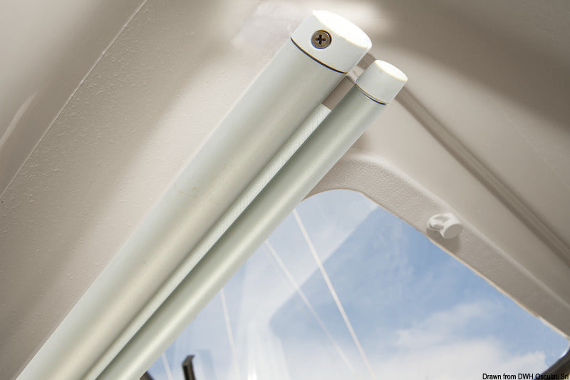 Oceanair roller blind 460 x 320 mm White roller hardware - foto originale Osculati Srl