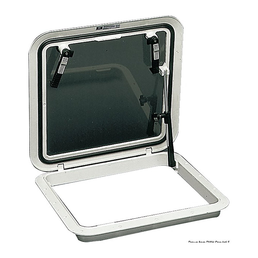BOMAR Flushdeck black hatch 304 x 302 mm - foto originale Osculati Srl