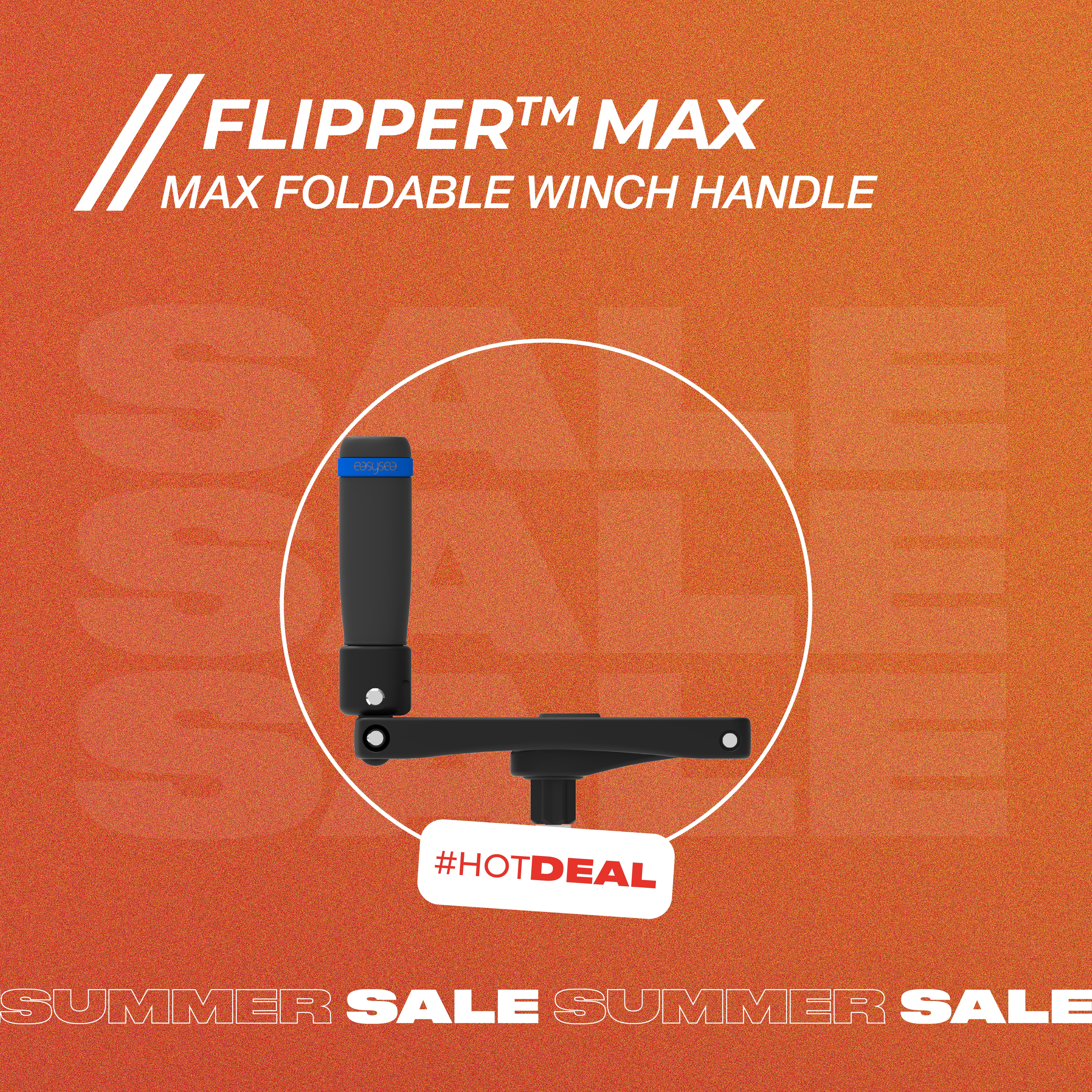 Flipper™ - Max Foldable Winch Handle