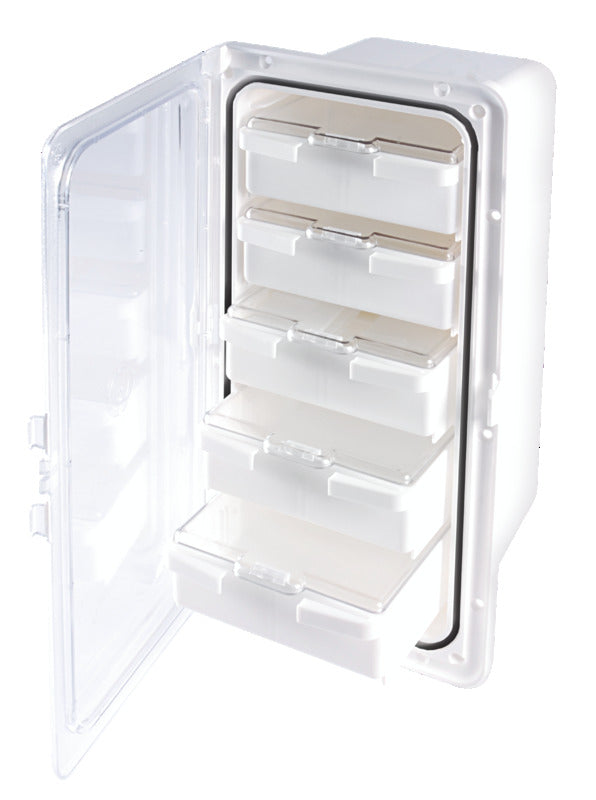 Storage box 5 drawers 130 x 150 x 50 mm - foto originale Osculati Srl