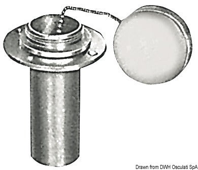 Fuel deck plug chromed brass - foto originale Osculati Srl