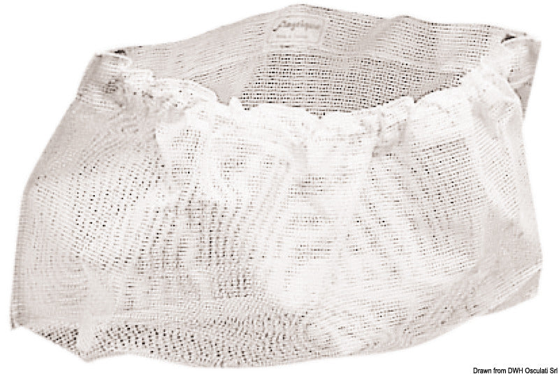 Storage pocket white sail fabric 240 x 390 mm - foto originale Osculati Srl