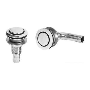 90° fuel vent mirror polished AISI 316 49 mm - foto originale Osculati Srl