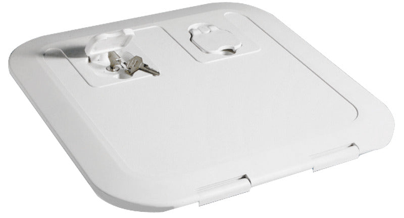 White flush inspection hatch 600 x 350 mm - foto originale Osculati Srl