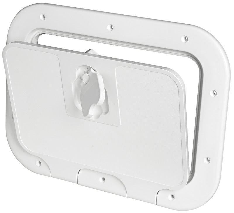 White inspection hatch anti-slip sufrace 280x380mm - foto originale Osculati Srl