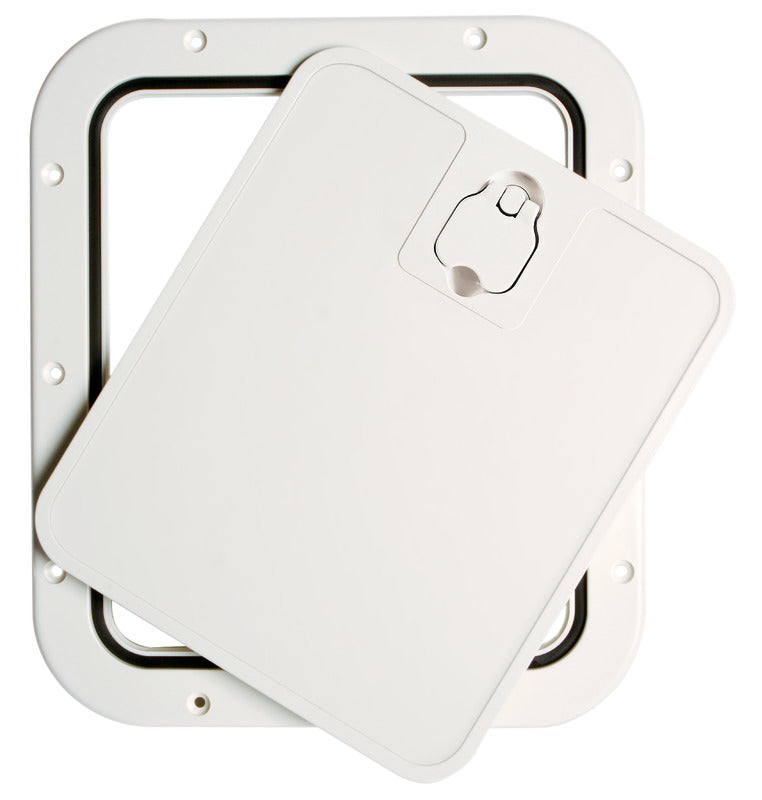 White inspection hatch removable lid 305 x 355mm - foto originale Osculati Srl