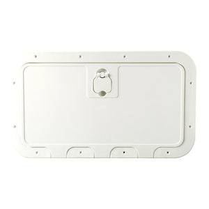 White inspection hatch removable lid 350 x 600mm - foto originale Osculati Srl