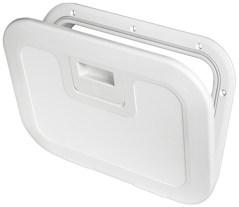 Push Pull white inspection hatch 380 x 280 mm - foto originale Osculati Srl
