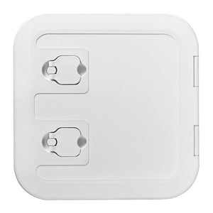 White locker w/lid 285 x 285 mm L-front - foto originale Osculati Srl