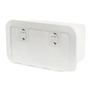 White locker w/lid 500 x 250 mm F-front - foto originale Osculati Srl