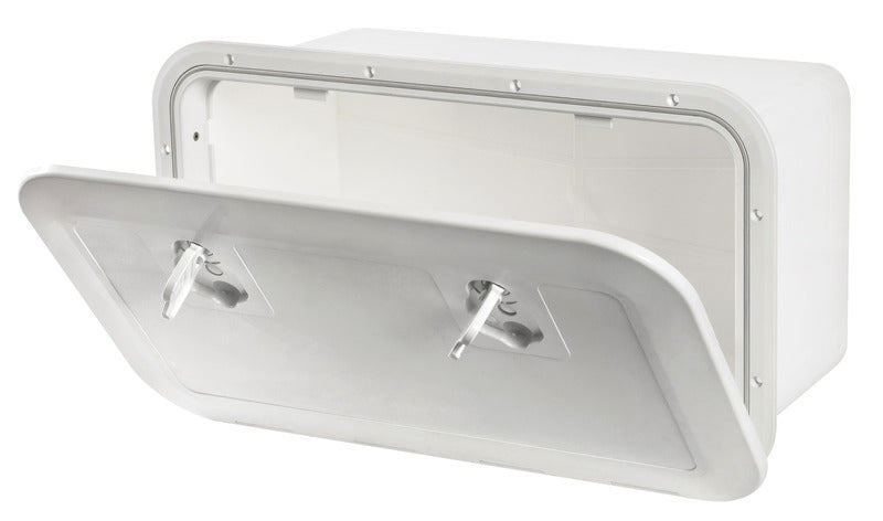 White locker w/lid 500 x 250 mm F-front - foto originale Osculati Srl