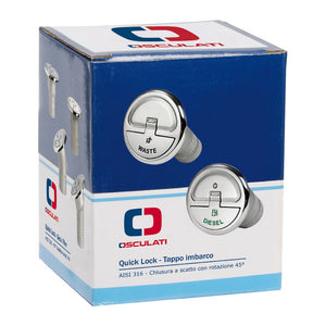 Quick Lock Water 30° deck filler 38 mm - foto originale Osculati Srl