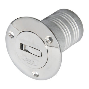 Chromed brass deck plug no label 38 mm - foto originale Osculati Srl