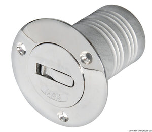 Chromed brass deck plug FUEL 50 mm - foto originale Osculati Srl