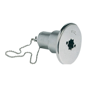 WASTE deck plug cast mirror polished AISI316 38 mm - foto originale Osculati Srl