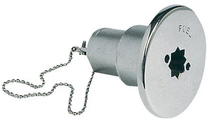 WASTE deck plug cast mirror polished AISI316 38 mm - foto originale Osculati Srl