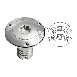 Diesel deck filler AISI 316 50 mm - foto originale Osculati Srl