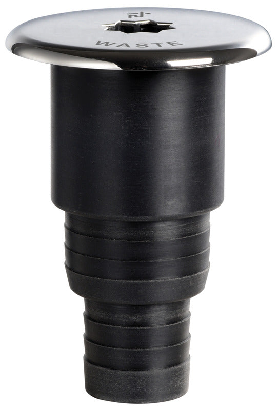 Clever deck filler co-moulded cover Ø50mm+38WASTE - foto originale Osculati Srl