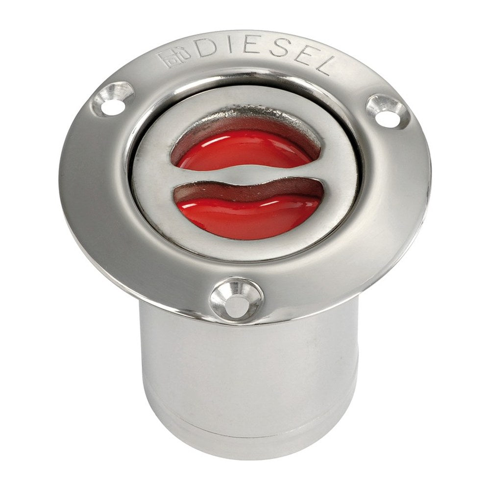DIESEL deck plug polished SS straight 80 mm - foto originale Osculati Srl