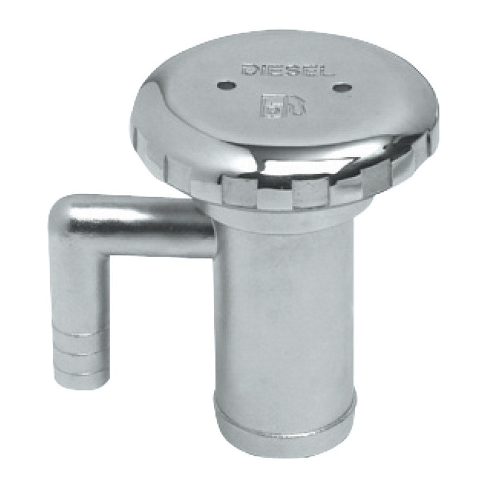 FUEL plug mirror polished AISI316 w/vent 38 mm - foto originale Osculati Srl