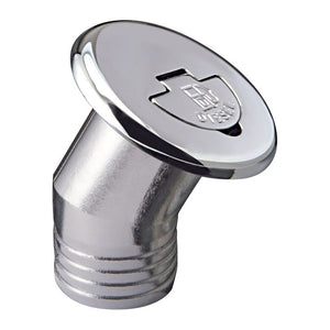 Chromed brass filler cap 30° WATER 38 mm - foto originale Osculati Srl