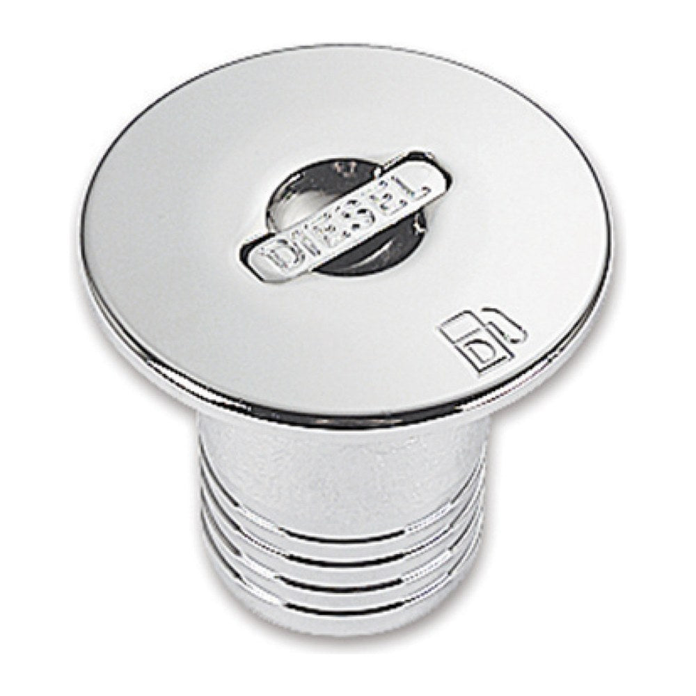 Chromed brass DIESEL straight deck plug 50 mm - foto originale Osculati Srl